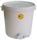 Polypropylene settler 18 l with valve 6/4''