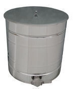 Stainless steel settler 100 l, Valve 2”, (Ø500, H-600)