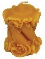 Silicone mould for candles' making – Candle, ornamental (H-9,5cm)