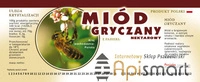 DUŻE etykiety na MIÓD GRYCZANY Paczka 100szt wzór E102