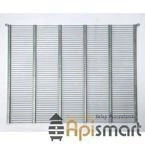 Metal excluder, Dadant, vertical