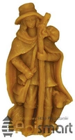 Silicone mould for candles' making – Herdsman with sheep (H-9cm) 
