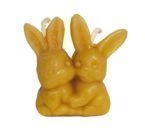 Silicone mould for candles' making – Two rabbits (H-6cm)