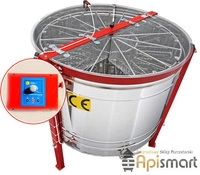 Cassette honey extractor, Ø1200mm, 16 Dadant, with half automatic steering and partitions