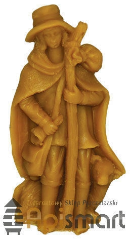 Silicone mould for candles' making – Herdsman with sheep (H-9cm) 