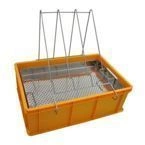 Uncapping tray (H-200mm, stainless sieve)