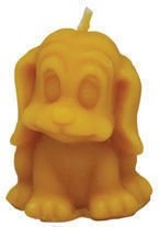 Silicone mould for candles' making – Dog with big eyes (H-6cm)