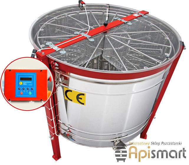 Honey extractor,diameter 1000mm, (cassette DN,(12)) with full automatic steering , with stainless partitions