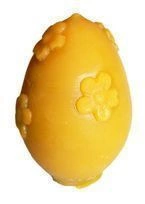 Silicone mould for candles' making – Egg with flowers (H-6cm)