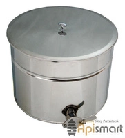 Odstojnik nierdzewny 30 l z zaworem nierdzewnym 5/4”(FI 400, H 300)