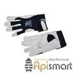 Leather gloves with Velcro